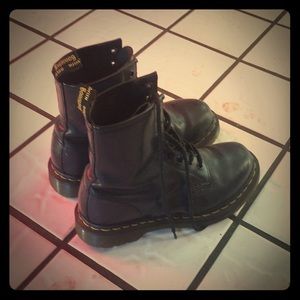 Navy blue Doc Martens!